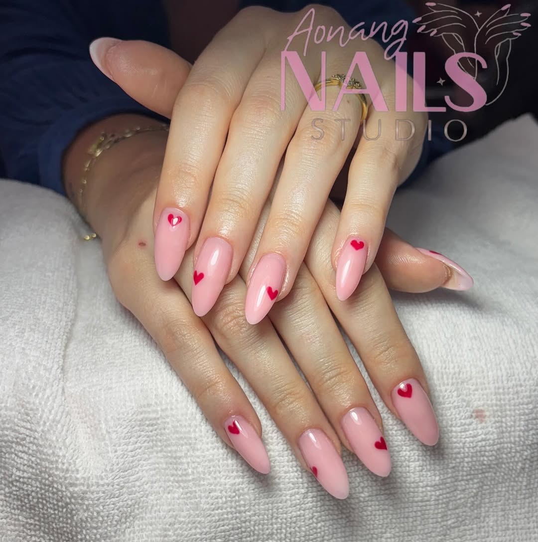 A colour set at Ao Nang Nail Studio, a short walk from Ao Nang Beach